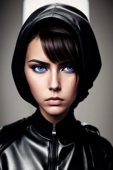 <lora:Alina_Rin_v2:0.85> Female face with a zippered up face, in the style of john wilhelm, patrick demarchelier, tomasz alen kopera, earthworks, associated press photo, stylish, (cinematic lighting) (sharp focus on eyes) (skin texture:1.2)