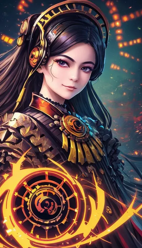 [[[VD-WD-F2-HD-Any.ckpt:0]]] (raiden shogun-5000),
[[[s�[��u(:0]]]  masterpiece, best quality, highest quality, cinematic lighting, (volumetric lighting),(ultra realistic:1.3), (photorealistic:1.2), extremely detailed CG unity 8k wallpaper, focused, 8k wallpaper, 4k wallpaper, extremely detailed, absurdres, (HDR:1.2), (high contrast), photograph, detailed and intricate, instagram, portrait, highly detailed, digital painting, artstation, concept art, smooth, illustration, cinematic lighting, vibrant, 4K HQ, sharp focus, (Ultra realistic [[photo]], detailed face:1.0), (detailed eyes:1.0), (realistic photo:1.1), detailed background,Perspective control,
[[[�b��N�[�:0]]] (Symmetrical eyes),(beautiful detailed eyes)),Ultra-fine facial detail,smooth face,(Smoky eye makeup), (long eyelashes), eyeliner, powder blusher,
[[[Y�hcϏ�:0]]] (Mechanical:1.2 ),(Raiden_Shogun \(genshin impact\)),(solo:1.5),(slim waist:1.2),(huge_breasts),The white skin,colored tips,skindentation,parted bangs,low-tied long hair,
[[[g
�řpri:0]]] (gold Exoskeleton mecha),Skinny Undercoat,Fashion accessories,hair ornament,(tears of blood),Rabbit ear hair hoop,
[[[R�O\Y�`:0]]] (fighting_stance:1.2),(cropped torso upper body:1.41),
[[[forip�:0]]] (cyberpunk City),Flames burning ice,ice crystal texture wings,Flying sparks,detailed ice,a lot of luminous ice crystals,ice and fire together,
[[[�zg/��h&lt;�:0]]] depth of field,incredibly_absurdres,(Beauty filter),(cosmetics),(drawn by Jackson Pollock:1.2),(anime),painted in the style of Rococo,(Dark Art),(Style-Psycho),
