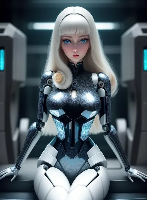 woman, glass eyes, glitter eyes, android, seams, skin seams, ball jointed doll, pretty, beautiful, machine