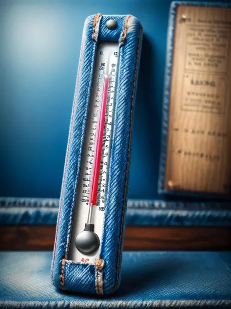 concept art, Thermometer, near Antigua and Barbuda, moody lighting, Hypersaturated, <lora:ral-jeans:1> ral-jeans