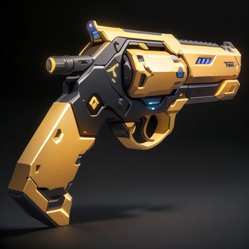 Sci-fi gun,Hand grenade,(masterpiece, top quality, best quality, official art, beautiful and aesthetic:1.2),(8k, best quality, masterpiece:1.2) <lora:Sci-fi gun-v1.1:0.5>