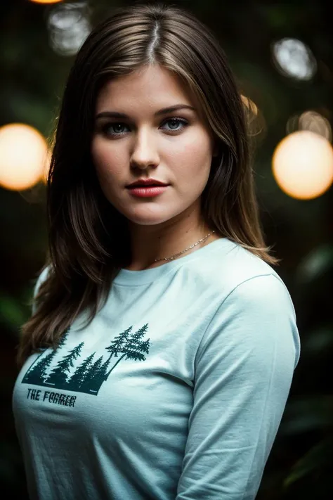 photo of fit (Ad4r4Sc0tt-135:0.99), a beautiful woman, perfect hair, (modern photo), wearing a (power suit:1.3) with a (crew neck funny t-shirt:1.2) under it with jewelry, portrait, 85mm, (analog, cinematic, film grain:1.3), (Bioengineered Forest, Genetically modified forest with glowing flora, exotic wildlife, and illuminating orbs.), detailed eyes, professional pose, painted lips, (epiCPhoto), (looking at viewer:1.1), jewelry, (cinematic shot:1.3), (natural lighting, lit from above), <lora:add_detail:0.5>
