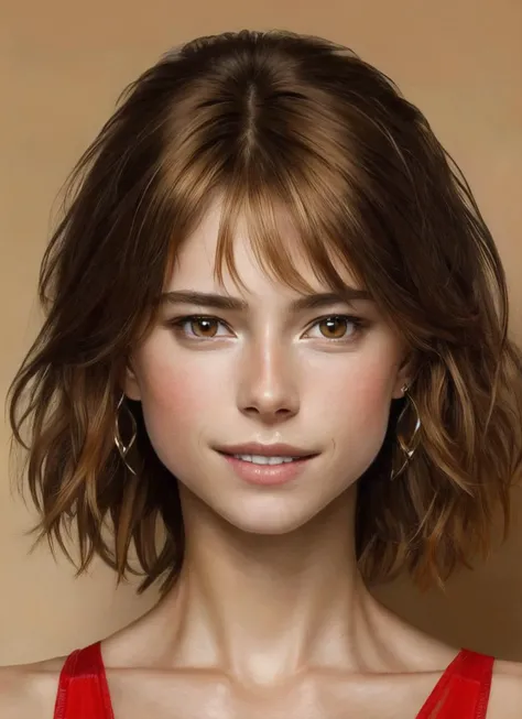 High detail RAW color Photo of gorgeous sks woman,  smile, fit, toned, sexy look,  high detail hair, (skin pores, skin imperfections), sharp body, highly detailed body, highly detailed face, sharp focus, 8k high definition, insanely detailed, intricate, masterpiece, highest quality, <lora:locon_jessiebuckley_v1_from_v1_64_32:1>
