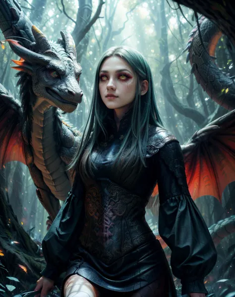 romantic woman, angelic, ((detailed face:1)), (perfect pupils, detailed eyes:1.1), fit body, hetero, perfect anatomy, perfect proportions, sexy, medieval, dystopian fantasy, ancient symbols, (dragon skin texture:1.2) wrapped around body, (fit body), snake skin patterns, <lora:Addams:0.6> (wind:1.1) (windy:1.1) <lora:epi_noiseoffset2:0.9> <lora:GoodHands-beta2:1.1> <lora:eyelashes_slider_v3:1.2> <lora:more_details:0.4> <lora:weight_slider_v2:-0.51>
BREAK
(realistic:1), (photorealistic:1.2), (photograph),
intricate detail, hyperdetail, hyper detailed, vivid detail, elegant, dreamy, psychedelic, ancient forest background, hearts, physiology, explicit, shadows, exquisite, highest quality, ultra quality, masterful, high quality, analytical art, Mandelbrot set, Julia Set, trippy Vibrant colors, volumetric lighting, dynamic lighting, real shadows, by Leonardo, By Michelangelo, By Elina Brotherus, By Greg Rutkowski, dark, atmospheric, (highres:1.3), high resolution, Sharp focus, , contrasting colors, (hyperrealistic, Vivid colors:1.47), Intricate, High Detail, dramatic, big depth of field, Vivid colors, Intricate, nsfw <lora:rebecca_v1:1> 1girl, tattoo, looking at viewer, artificial eye, mechanical eye, long hair, colored sclera
