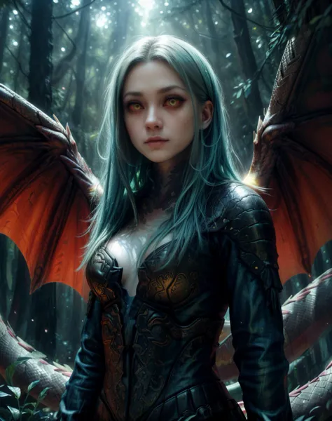 romantic woman, angelic, ((detailed face:1)), (perfect pupils, detailed eyes:1.1), fit body, hetero, perfect anatomy, perfect proportions, sexy, medieval, dystopian fantasy, ancient symbols, (dragon skin texture:1.2) wrapped around body, (fit body), snake skin patterns, <lora:Addams:0.6> (wind:1.1) (windy:1.1) <lora:epi_noiseoffset2:0.9> <lora:GoodHands-beta2:1.1> <lora:eyelashes_slider_v3:1.2> <lora:more_details:0.4> <lora:weight_slider_v2:-0.51>
BREAK
(realistic:1), (photorealistic:1.2), (photograph),
intricate detail, hyperdetail, hyper detailed, vivid detail, elegant, dreamy, psychedelic, ancient forest background, hearts, physiology, explicit, shadows, exquisite, highest quality, ultra quality, masterful, high quality, analytical art, Mandelbrot set, Julia Set, trippy Vibrant colors, volumetric lighting, dynamic lighting, real shadows, by Leonardo, By Michelangelo, By Elina Brotherus, By Greg Rutkowski, dark, atmospheric, (highres:1.3), high resolution, Sharp focus, , contrasting colors, (hyperrealistic, Vivid colors:1.47), Intricate, High Detail, dramatic, big depth of field, Vivid colors, Intricate, nsfw <lora:rebecca_v1:1> 1girl, tattoo, looking at viewer, artificial eye, mechanical eye, long hair, colored sclera