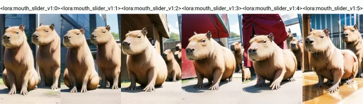 <lora:add_brightness:0.5><lora:add_detail:0.5>
<lora:mouth_slider_v1:0> <lora:capi:1> capybara