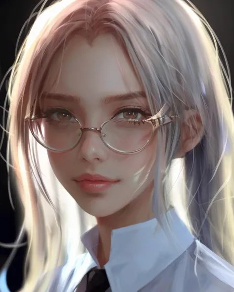 dal, (realistic:1.5), (best quality, masterpiece, intricate detail:1.2), , 1boy, 1girl, bad_id, bad_pixiv_id, glasses, kirisame_marisa, kutouten, long_hair, magic, mini-hakkero, morichika_rinnosuke, smile, touhou, younger,