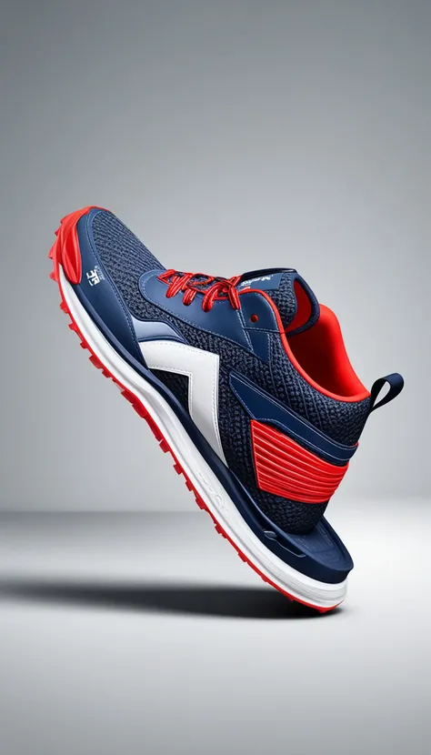 advertising poster style sneaker, professional, modern, product-focused, commercial, eye-catching, highly detailed