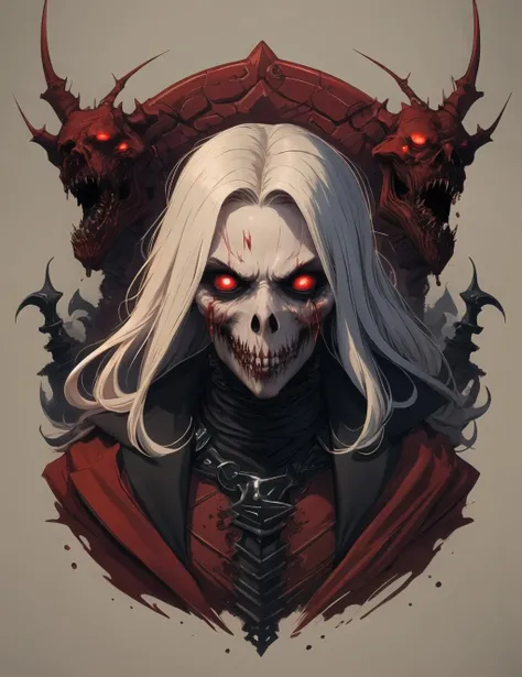 portrait of rageful and bloodthirsty castlevania vampire man, sharp focus, 4k, art by RFKTR_rootrex and rfktr_bwmnga