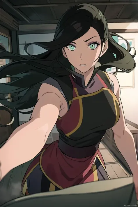 korraasami, <lyco:asami-lyco-nochekaiser:1>,
asami, long hair, (green eyes:1.5), (black hair:1.5),
BREAK hair ornament, dress, sleeveless, makeup, chinese clothes, lipstick,
BREAK looking at viewer,
BREAK outdoors,
BREAK <lyco:GoodHands-beta2:1>, (masterpiece:1.2), best quality, high resolution, unity 8k wallpaper, (illustration:0.8), (beautiful detailed eyes:1.6), extremely detailed face, perfect lighting, extremely detailed CG, (perfect hands, perfect anatomy),
