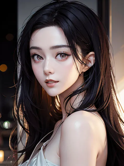 ((forehead))), (masterpiece, top quality), intricate details, 8k, artstation, Wallpapers, official art, splash art, sharp focus, 1girl,barefaced, ((black hair )), white eyes, smile, Sexy , big bust, Sexy, Sexy, big bust, beautiful body, hotel shower room, shower, nude, ?????, nudity, with a strange expression