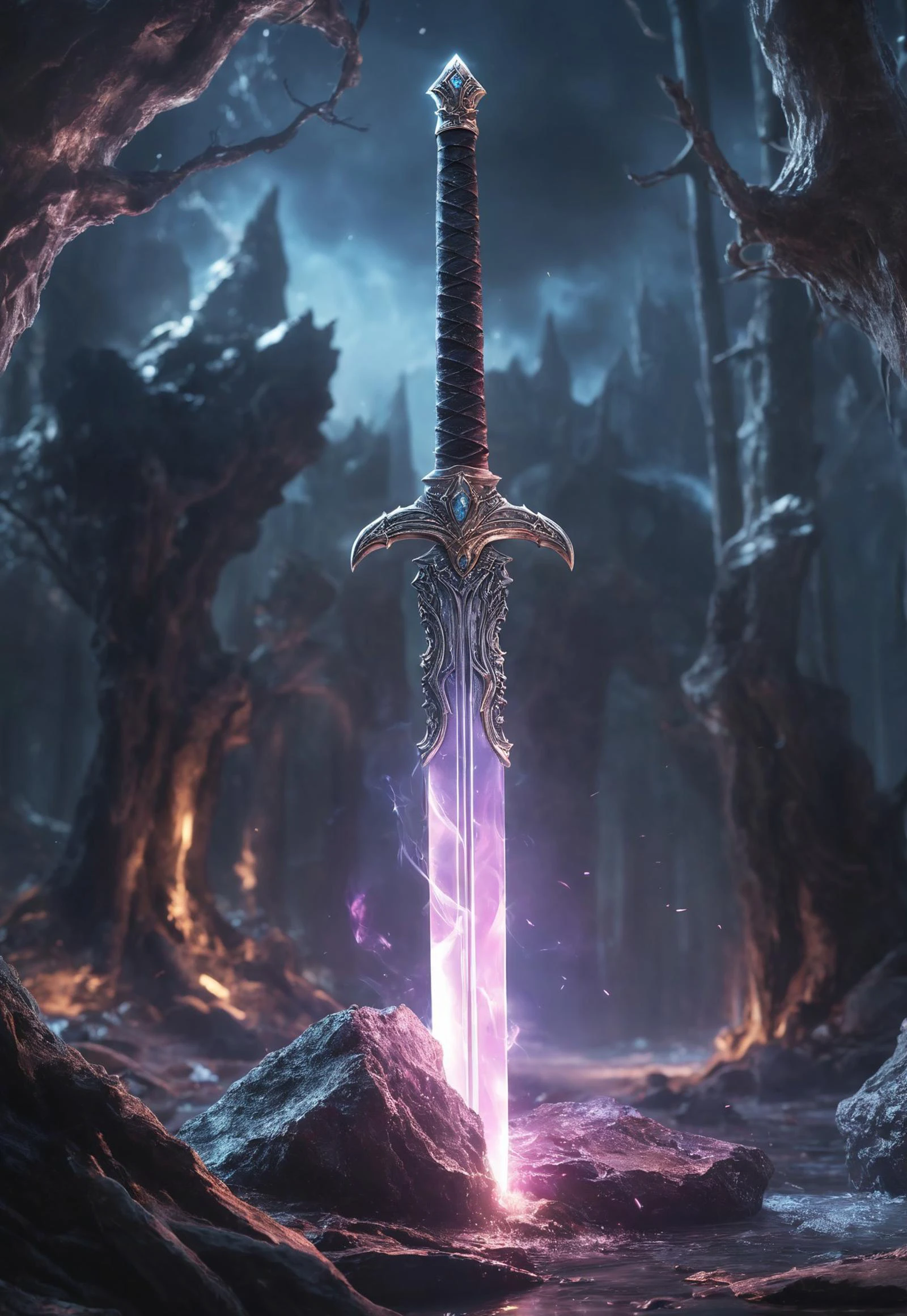 (amazing transcendental's dream:3.5) An exceptional Movie photo of amazing (transcendental's genius in night wizard's laboratory:3) (transcendental's spirit (((inside transcendental's old sword))) whirlwind of energy:3) ( spirit made entirely of translucent plasma form of energy:3.5) on night wonderland world, (maximum ultra high definition image quality and rendering:3), maximum image detail, maximum realistic render, (((ultra realist style))), realist side lighting, , 8K high definition, realist soft lighting, (amazing special effect:3.5)