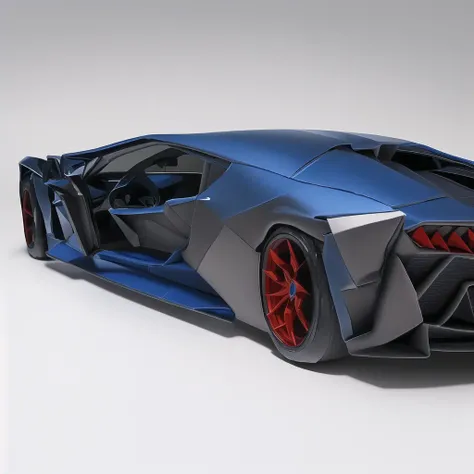 masterpiece, best quality, an origami Lamborghini car, made of paper, <lora:origamiV1:0.8>
