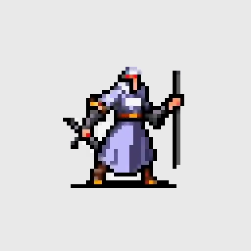 side view, a crusader, simple background, flat colors <lora:vscharacter64-v1:0.85>