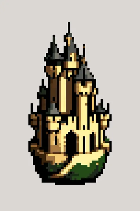 top down, painting of a medieval castle, simple background, flat colors <lora:vscharacter64-v1:0.85>