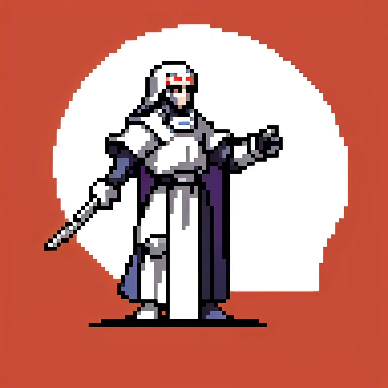 side view, a crusader, simple background, flat colors <lora:vscharacter64-v1:0.85>