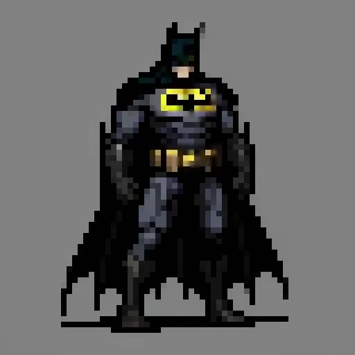 Batman, simple background, flat colors <lora:vscharacter64-v1:0.5>