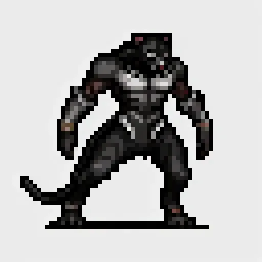 Black Panther, simple background, flat colors <lora:vscharacter64-v1:0.75>