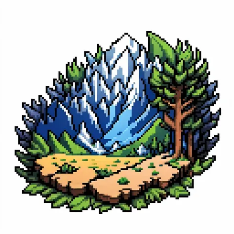 isometric medieval mountain, simple background, flat colors <lora:vscharacter64-v1:0.85>