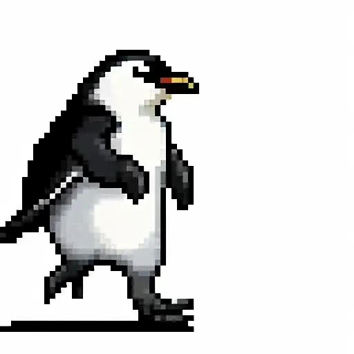 side view, a Penguin, simple background, flat colors <lora:vscharacter64-v1:0.85>