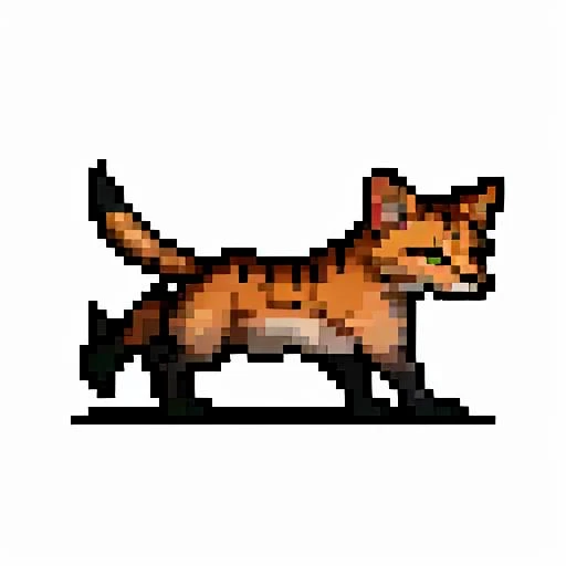 side view, a cute Sand cat, simple background, flat colors <lora:vscharacter64-v1:0.85>