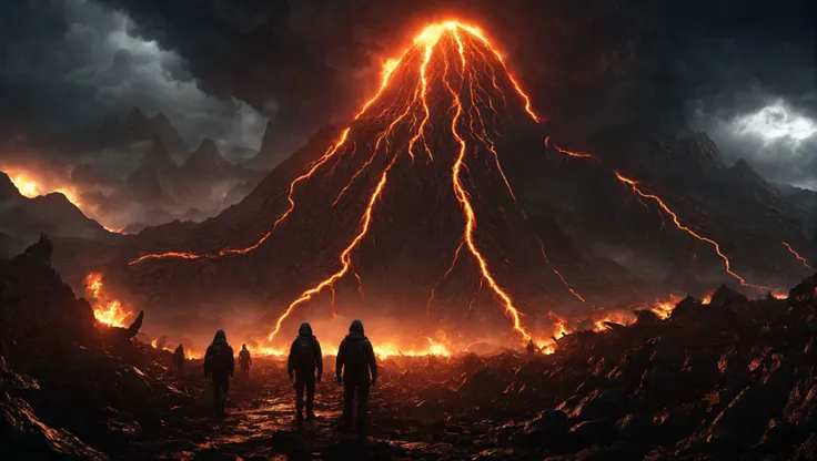 Imagine a world devastated by an apocalyptic event where extreme weather, such as unquenchable lava flows ,interdimensional weather rifts ,blistering sandstorms ,mind-altering psychic storms , ravages the land. In this nightmarish reality, survivors must journey through shifting elemental realms. As they struggle to endure the relentless meteorological chaos, they will encounter rival scavengers , while making ideological disputes . Explore the emotions of desperation, adaptability, and the resilience of humanity in a world forever reshaped by catastrophic weather.
(photorealism, photorealistic, detailed faces, intricate details, 8k)
<lora:add-detail-xl:2> <lora:sdxl_offset_example_v10:1> <lora:xl_more_art-full_v1:0.5>