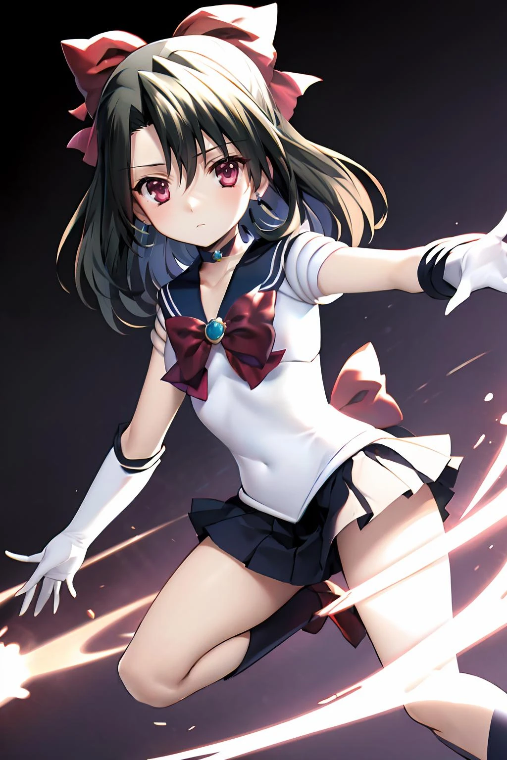 16k, highres, masterpiece, best quality,
kiyourasetsuna, <lora:kiyourasetsuna:0.7>flat chest, hair ribbon, sailor moon outfit , <lora:Sailor Moon Outfit-000012:0.9>,
dynamic pose, (expressionless:1.3), <lora:hadanuri1:1>