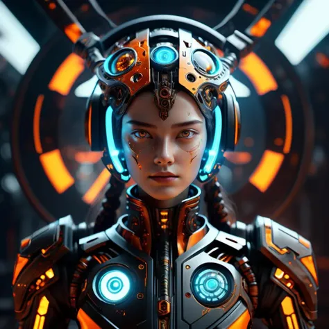 ((best quality)), ((masterpiece)), ((realistic,digital art)), (hyper detailed), DonMCyb3rN3cr0XL female Techno-witch, octane rendering, raytracing, volumetric lighting, Backlit,Rim Lighting, 8K, HDR, <lora:DonMCyb3rN3cr0XL-000009:0.9>