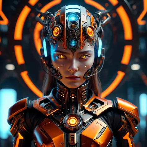 ((best quality)), ((masterpiece)), ((realistic,digital art)), (hyper detailed), CyberNecroTechSD1.5 female techno-witch, octane rendering, 8K, HDR, <lora:CyberNecroTechSD1.5-000006:0.8>