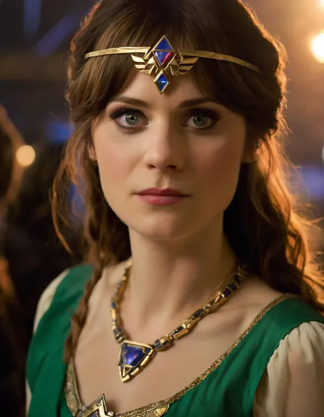 movie still of the Legend of Zelda Live action movie starring  (ohwx woman)  <lora:zooey_lora_sdxl_v1-000008:1> , cinematic  light, 4k, closeup