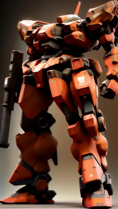 mech warrior, ginat robot, machine, bulky, strong, massive, realistic guns, machine guns, dystopian desert world, destroyed buildings, warzone, robot war, mecha, masterpiece, 8k, blender render, concept art, high definition, artstation, masterpiece, mechanical design, v-fin, absurdres, photorealism, detaield head structure, insanely detailed, hard surface modelling, unreal engine, missile strike, cinematic, studio made, smooth lighting, sharp focus, close up, gigantic, warframe, gundam, upepr body focus<lora:srd_v3_5d:0.8>