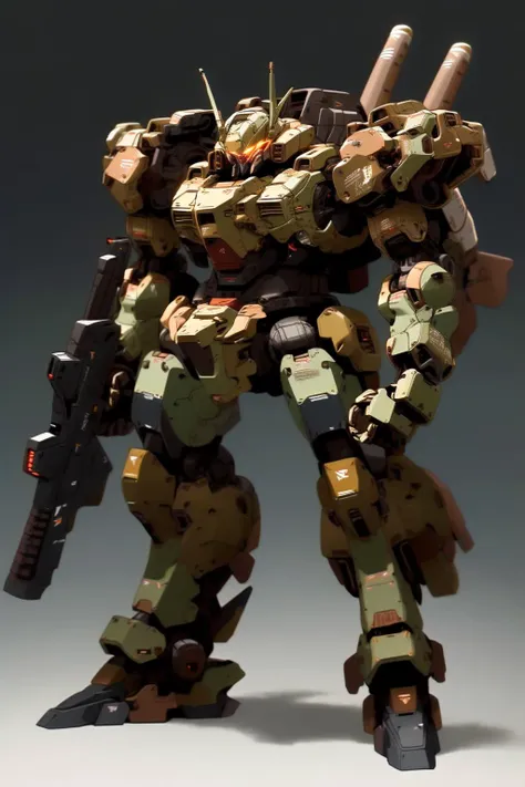 ((masterpiece)),(MRS), a (((mech))) with sleek and menacing design, glowing eyes, full body, highly detailed, (military parts), mechanical parts, robot joints,<lora:srd_v3_5d:0.8>