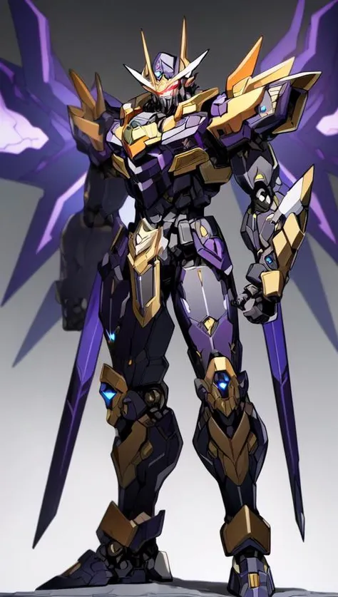 ((masterpiece)), (SRS:1.5), mecha, glowing eyes, full body, highly detailed, (heroic parts:1.5),(highly detailed full armor:1.2),mechanical parts, robot joints,<lora:srd_v1_5_:1>