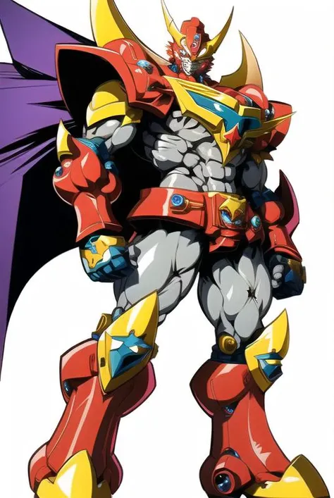 (masterpiece:1.2),(illustration),(SRS), a (((super robot))) with sleek and menacing design, glowing eyes, full body, highly detailed,(heroic parts:1.5),(highly detailed full armor:1.2)<lora:srd_v1_5:1>,white background, simple background