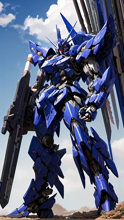 (NJRS:1.3), a (((mecha))) with sleek and menacing design, holding weapon, full armor , glowing ,heroic parts, mechanical parts, robot joints
BREAK
best quality, masterpiece, (ultra-detailed:1.5), (mechanical weapon:1.3),(detailed armor description:1.2),(detailed weapon description:1.2)
BREAK
sky, cloud, battlefield, glowing_eyes, science_fiction, realistic, <lora:srd_v3e:0.5>