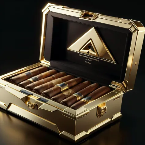 masterpiece, luxtech, box of fine cigars, luxurious, scifi, best quality, <lora:LuxTech:1>