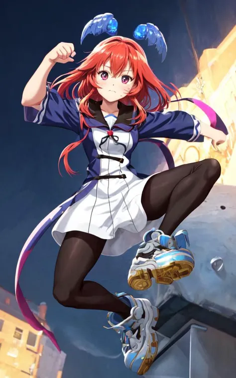 <lora:_usoJump_v10:1>, best quality, high detailed, Faint lips,UC:realistic, cinematic lighting kawaii cute 1girl red hair black eyes, seductive :3 school_Uniform Fullbody dynamic pose, +++ extremely quality extremely detailed deep-silky-healthy-lackwarm-foundational-soft-skin illustration high resolution, contrapposto glow shine like opal, <lora:_flat2:-0.3:ALL> <lora:_hipoly3DModelLora_v20:0.3:NF> hiqcgbody ++ Faint lips,UC:realistic cute anime face cinematic angle Girl at the front dynamic pose