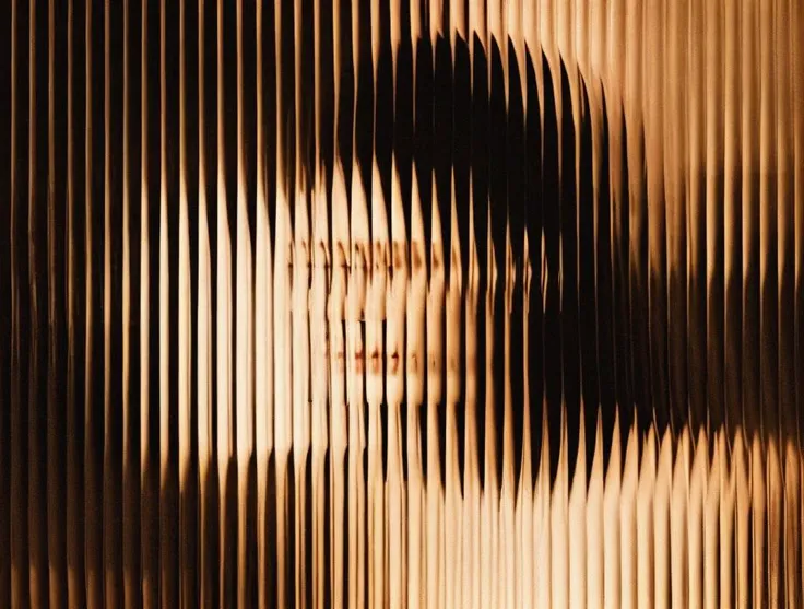 <lora:optical_yiu_v2:0.95>, (woman:1.2), (red gradient colors:0.7), warm, soft lights, 80s, sepia