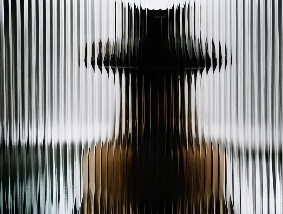 <lora:optical_yiu_v12:0.85>, reeded displacement, (woman in the hat:1.4), (CIFilters:1.3), glass lines, design, vibrant colors, simple composition, (refraction:1.3), blurry, blurry focus, (roughness:1.2)