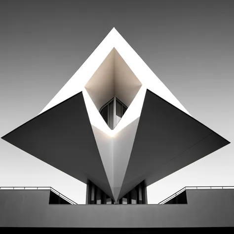 Architectural photograph of it's a kind of magic, emphasizing aesthetic beauty, simplicity, and clean lines of buildings and structures. Highlighting the harmony of geometric patterns, the elegance of symmetry, and the interplay of angles and light to reveal the form and design of architectural subjects, international award-winning quality