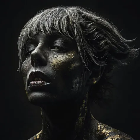 A prophecy for a fantasy, the curse of a vivid mind, ultra-sharp, fine details, internationally-acclaimed, chiaroscuro lighting, strong contrasts, bold shadows, dramatic light and dark interplay, high contrast, deep shadows, intense highlights