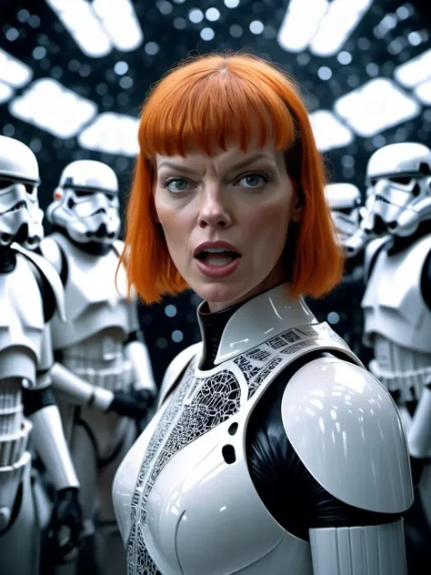 film still, a cult which people has to h
ave red hair and wear pure white, gathering in their s acred futuristic white temple, 8k, scifi, grimdark, cyberpunk, neuromancer, scifi