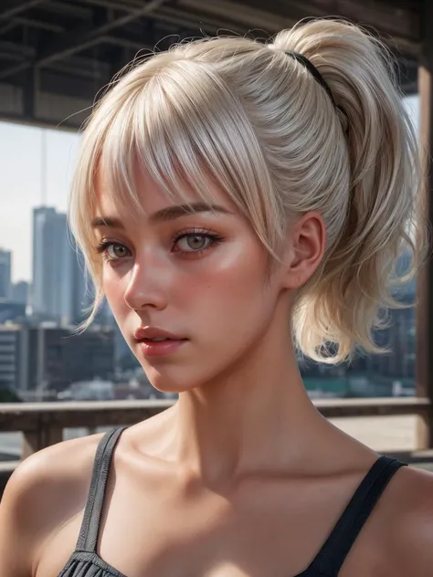 1girl, korean, cityscape, ponytail, platinum blonde hair, bangs, drill hair,
masterpiece, best quality, intricate detail, realistic, photorealistic, 4k, high contrast, real life, <lora:add_detail:0.5>, <lora:skin_slider_v1:0.2>