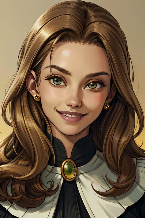 realistic photo of <lyco:sd15_NicolaCavanis_loha_64_v1:1> NicolaCavanis, focus on eyes, close up on face, huge smile, wearing jewelry, light ochre color hair styled as choppy shag hair, ND filter