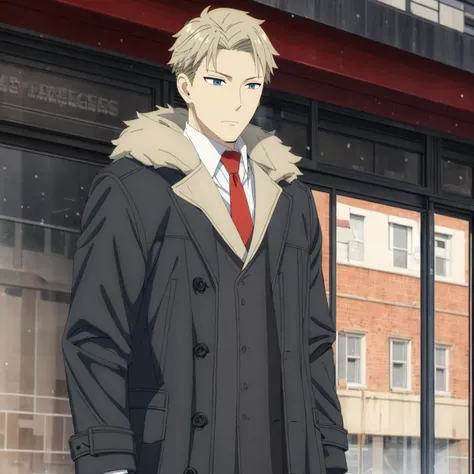 <lora:LoidForger001:0.7>,<lora:add_detail:1>,<lora:boldline:-0.8>,<lora:noline:0.3>,
LoidForger,1man,
winter_clothes,coat,with fur,