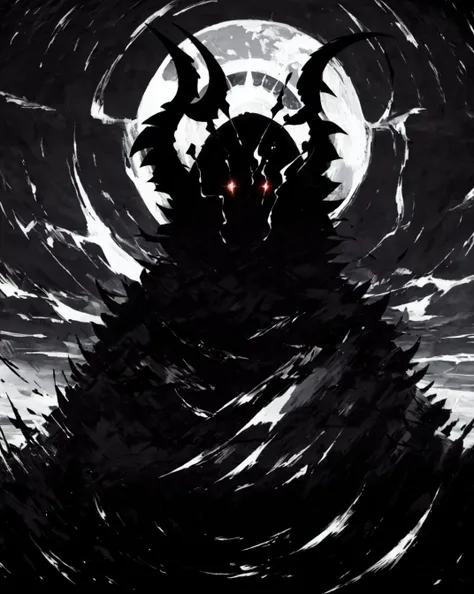 (masterpiece, best quality, high quality, highres, ultra-detailed), <lora:OilAbstractDarkFantasy:1>, <lora:DaviGDG60:0.8> , in the style of DaviGDG, dark,monster, upper body, dark chrome,sun, monster, oil painted, winter, skeleton,