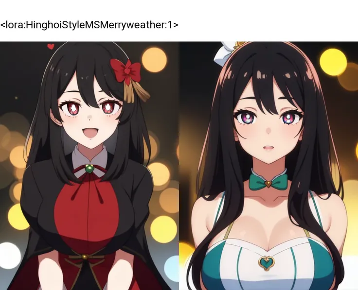 1girl <lora:HinghoiStyleMSMerryweather:1>, heart-shaped pupils, bokeh breasts black happy, screencap, (masterpiece, best quality, high resolution), Merryweather Style, chan