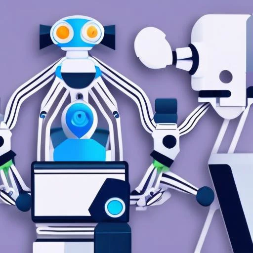 "Design a logo for a robotics company that builds advanced automation solutions. Include a robot or robotic arm in action, showcasing the company's expertise in automation and robotics