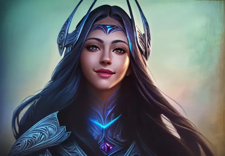 <lora:irelia:0.8>, irelia, smile, portrait,, (masterpiece, best quality, absurdres, detailed, ultra-detailed:1.3), (highly detailed, high quality:1.3)