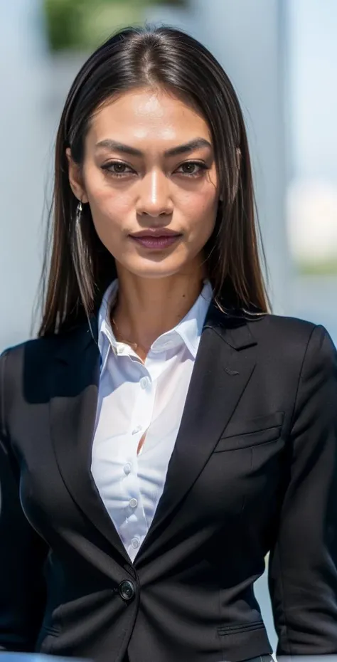 (8k, RAW photo, best quality, masterpiece:1.2), (realistic, photo-realistic:1.37), ultra-detailed,(detailed beautiful girl:1.4), ((Face Details:1.7))1 girl,full body<lora:Sexy office lady:0.8>Sexy office lady,office,(((black suit,formal shirt,jacket,micro mini skirt))),((looking at viewer)), Koh_FlorenceFaivre,black hair